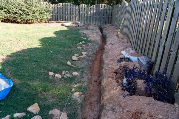 Trench Drain Installation in Warren