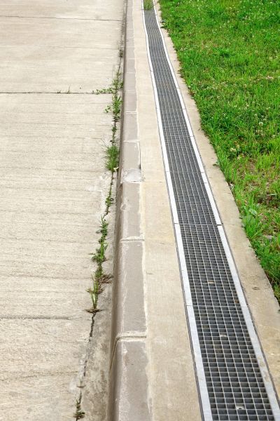 Concrete Drain Installation in Warren